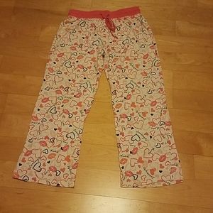 Heart & Lips PJ Pants M